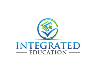 Integrated Education logo design by pixalrahul
