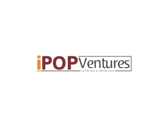 iPOP Ventures logo design by yans