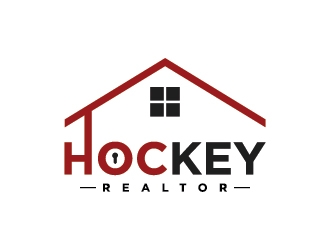 Hockey Realtor logo design by Lovoos