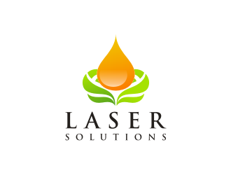 Laser Solutions logo design by RatuCempaka