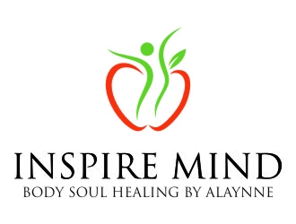 Inspire  Mind Body Soul   Healing by Alaynne logo design by jetzu