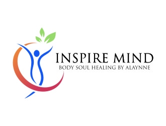 Inspire  Mind Body Soul   Healing by Alaynne logo design by jetzu