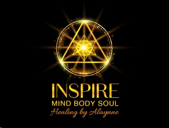 Inspire  Mind Body Soul   Healing by Alaynne logo design by Roma