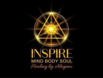 Inspire  Mind Body Soul   Healing by Alaynne logo design by Roma