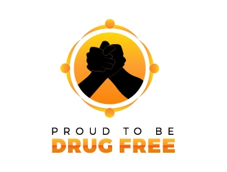 Proud To Be Drug Free logo design by Gelotine