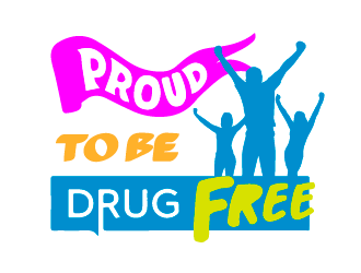 Proud To Be Drug Free logo design by Roco_FM