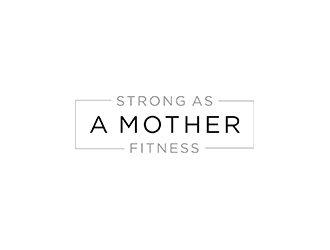 Strong As A Mother Fitness logo design by checx