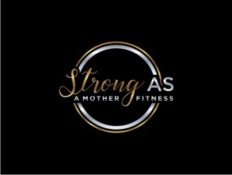 Strong As A Mother Fitness logo design by bricton