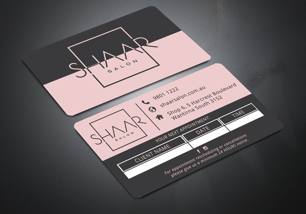 Shaar Salon logo design by Gelotine