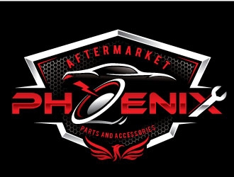 Aftermarket Phoenix  logo design by REDCROW