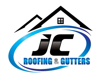 JC Roofing & Gutters logo design by shere