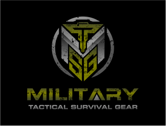 MTSG MILITARY TACTICAL SURVIVAL GEAR logo design by cintoko