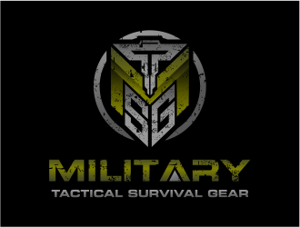 MTSG MILITARY TACTICAL SURVIVAL GEAR logo design by cintoko