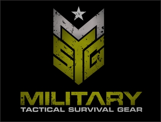 MTSG MILITARY TACTICAL SURVIVAL GEAR logo design by xteel