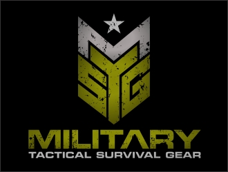 MTSG MILITARY TACTICAL SURVIVAL GEAR logo design by xteel