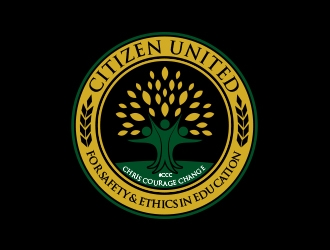 Citizens united for safety & ethics in education #CCC logo design by MarkindDesign