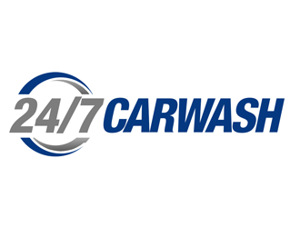 24/7 CarWash logo design by kunejo