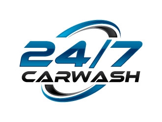 24/7 CarWash logo design by J0s3Ph