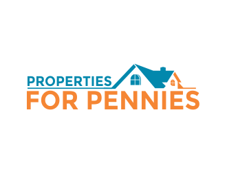 Properties For Pennies logo design by Girly