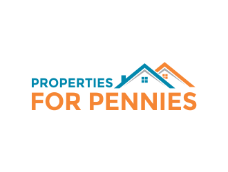 Properties For Pennies logo design by Girly