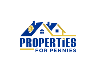 Properties For Pennies logo design by mikael