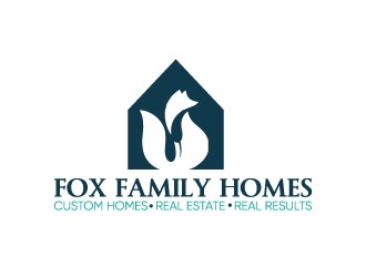 Fox Family Homes logo design by Erasedink