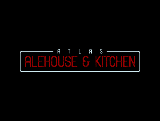Atlas Alehouse & Kitchen logo design by goblin