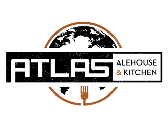 Atlas Alehouse & Kitchen logo design by shere