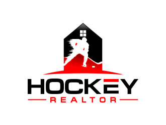 Hockey Realtor logo design by kopipanas