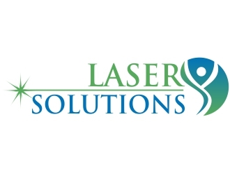 Laser Solutions logo design by ElonStark