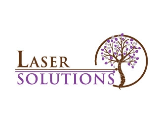 Laser Solutions logo design by Erasedink