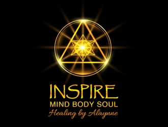 Inspire  Mind Body Soul   Healing by Alaynne logo design by Roma