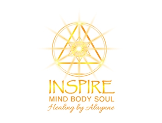Inspire  Mind Body Soul   Healing by Alaynne logo design by Roma