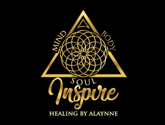 Inspire  Mind Body Soul   Healing by Alaynne logo design by samuraiXcreations