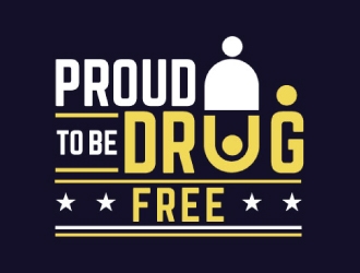 Proud To Be Drug Free logo design by jishu