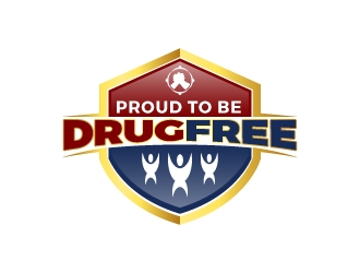 Proud To Be Drug Free logo design by Gelotine