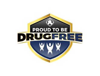 Proud To Be Drug Free logo design by Gelotine