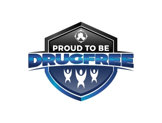 Proud To Be Drug Free logo design by Gelotine