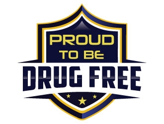 Proud To Be Drug Free logo design by Suvendu