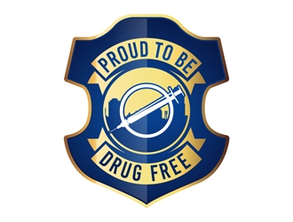 Proud To Be Drug Free logo design by DreamLogoDesign