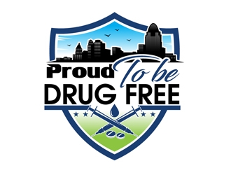 Proud To Be Drug Free logo design by DreamLogoDesign