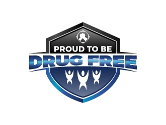 Proud To Be Drug Free logo design by Gelotine