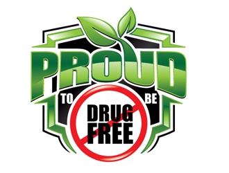 Proud To Be Drug Free logo design by shere