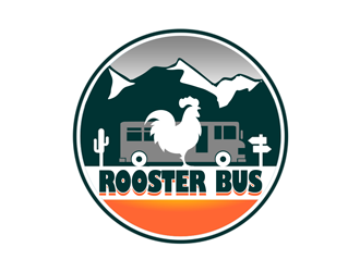 Rooster Bus logo design by kunejo