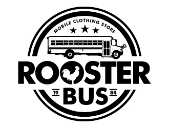 Rooster Bus logo design by ORPiXELSTUDIOS