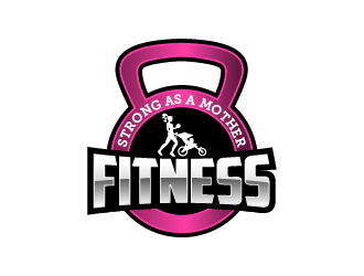 Strong As A Mother Fitness logo design by ARALE