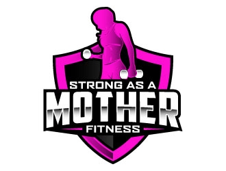 Strong As A Mother Fitness logo design by daywalker