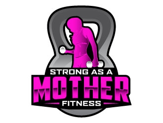Strong As A Mother Fitness logo design by daywalker