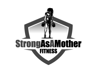 Strong As A Mother Fitness logo design by torresace