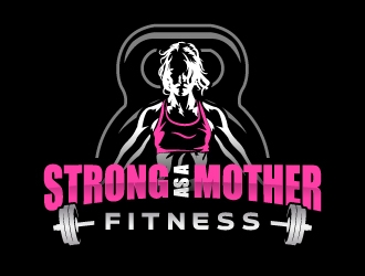 Strong As A Mother Fitness logo design by jaize
